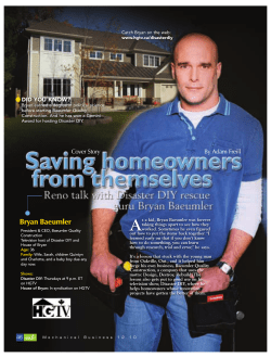 Bryan Baeumler - HVACR Career Connections