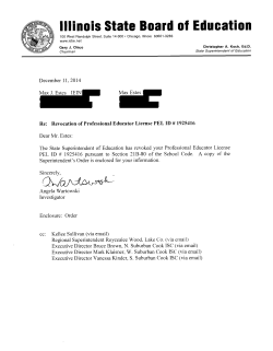Estes, Max J. - Illinois State Board of Education