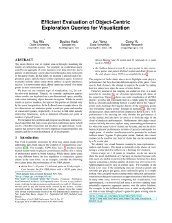 paper - Duke Database Devils