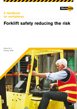 Forklift Safety Reducing The Risk