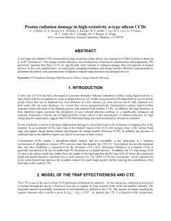 Proton radiation damage in high-resistivity n-type silicon