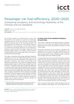 Passenger car fuel-efficiency, 2020&ndash;2025