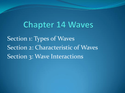 Chapter 14 Waves - panthercountry.org