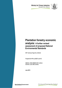 Plantation forestry economic analysis: A further revised