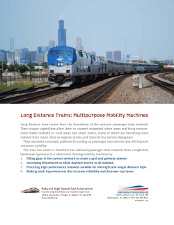 Long Distance Trains - National Association of Railroad Passengers