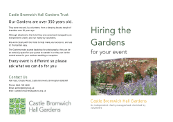 here - Castle Bromwich Hall Gardens