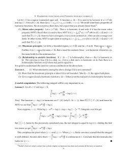 Jensen`s formula