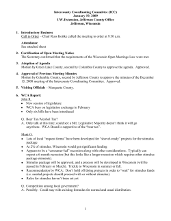 Intercounty Coordinating Committee (ICC)