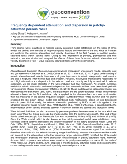 Frequency dependent attenuation and dispersion