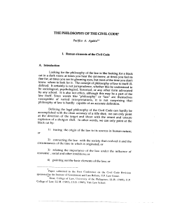 Looking for the philosophy of the law is like looking for a black cat in