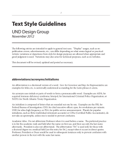 November 2012 - University of North Dakota