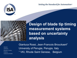 Design of blade tip timing measurement systems based on