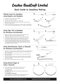 Basic Guide to Jewellery Making