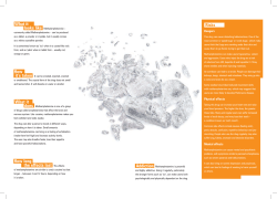 Pocket Guide on Crystal Meth - Resource Services Organiser