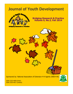 2014 Vol. 9 No. 3 - National Association of Extension 4