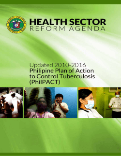Updated 2010-2016 Philippine Plan of Action to Control