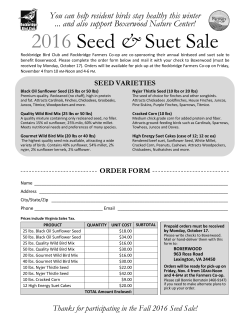 Printable Order Form