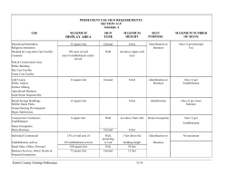 Article 11, Schedule A