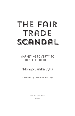 The Fair Trade Scandal: Marketing Poverty to Benefit the Rich