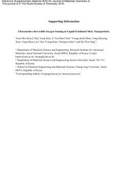 Supporting Information - Royal Society of Chemistry