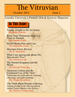 The Vitruvian - Lourdes University