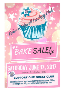 For more ideas and links to handy baking websites see our flyer here