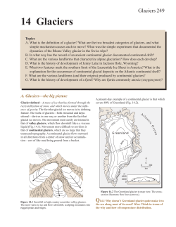 14 Glaciers
