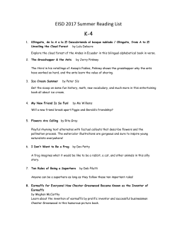 EISD 2017 Summer Reading List K-4