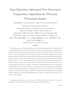 Rate-Distortion Optimized Tree Structured Compression Algorithms