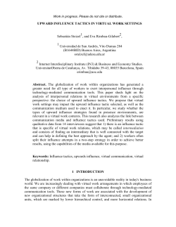 upward influence tactics in virtual work settings