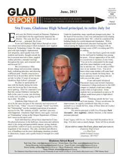 June - Gladstone School District