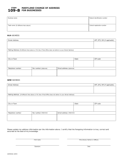 109-B - Maryland Tax Forms and Instructions