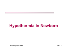 Hypothermia in Newborn