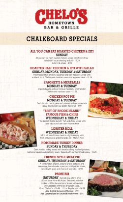 chalkboard specials