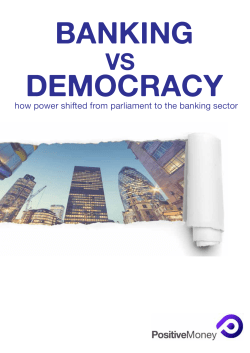 how power shifted from parliament to the banking