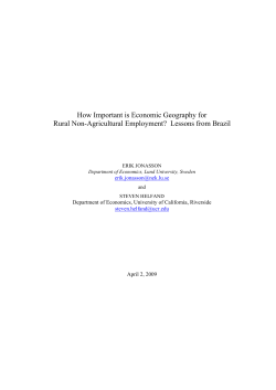 How important is economic geography when studying