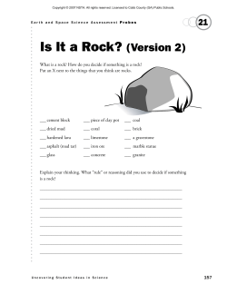 Is It a Rock? (Version 2)