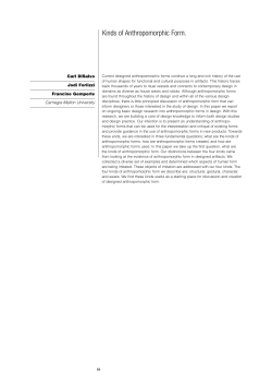 Kinds of Anthropomorphic Form.