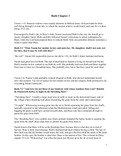 Ruth Chapter 3 - Discover Revelation
