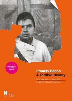 Secondary School Guide to Francis Bacon: A Terrible Beauty
