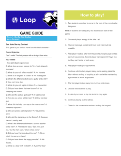 Game Guide - Life.Church Leaders