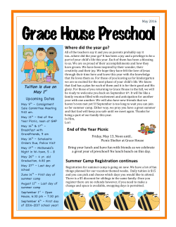 Breakfast with - Grace House Preschool