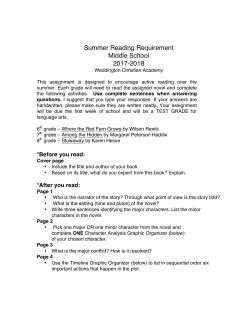 here! - Weddington Christian Academy