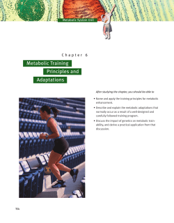 Metabolic System Unit