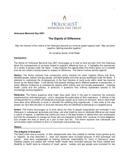 1 The Dignity of Difference - Holocaust Memorial Day Trust