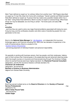 Mark Twain defined an expert as