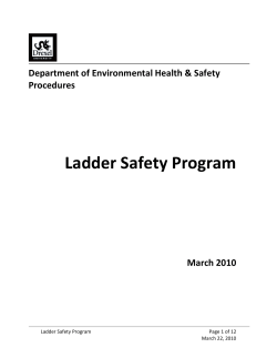 Ladder Safety Program