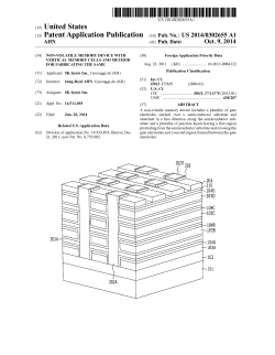 Non-volatile memory device with vertical memory cells and method