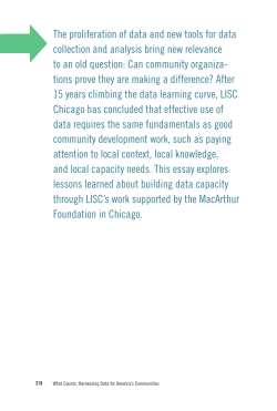 the PDF - What Counts: Harnessing Data for America`s