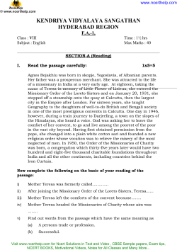 cbse sample papers for class 8 english fa2